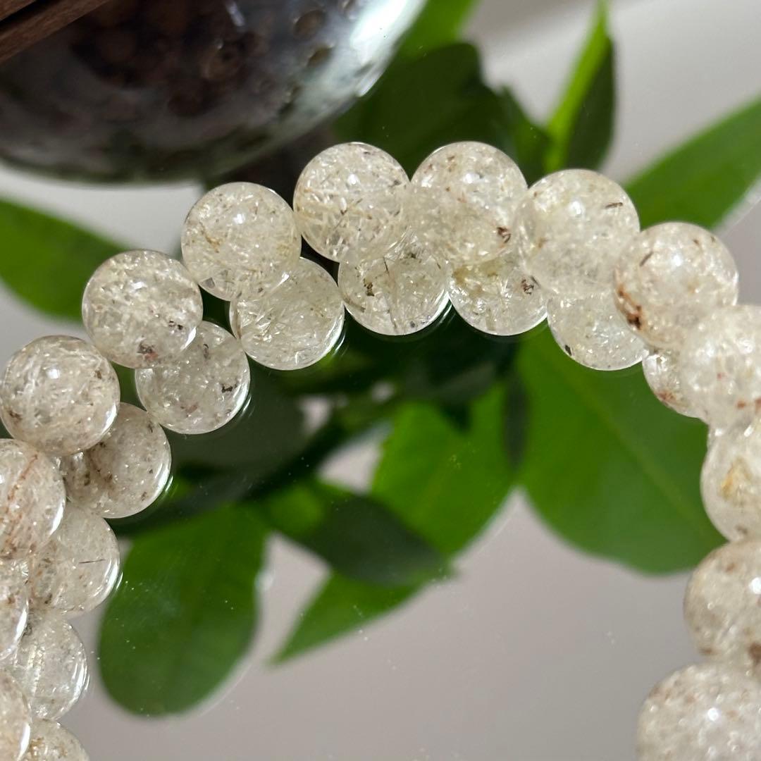 激レア 希少 ガーデン ルチルクォーツ ブレスレット 天然石 金運 財運アップ