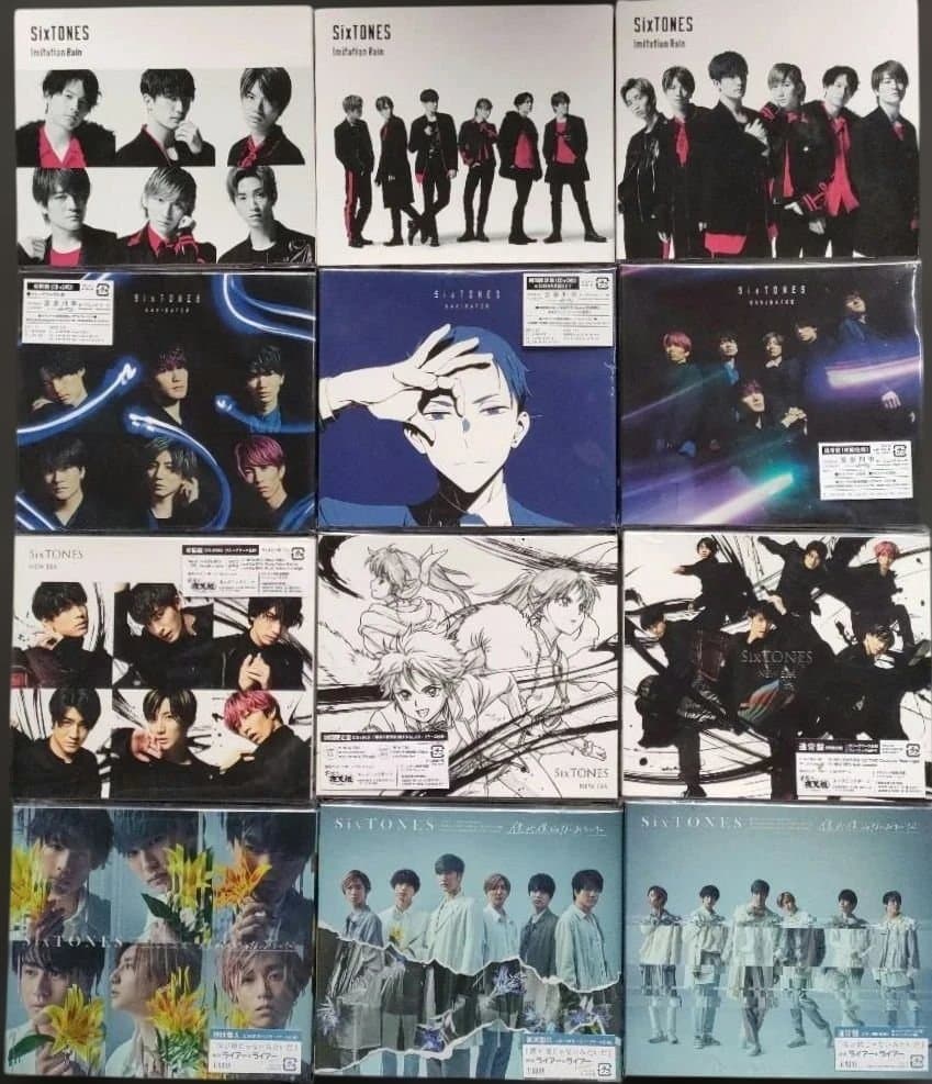 SixTONES 歴代CDシングル 15タイトル ほぼ全形態42枚 初回DVD