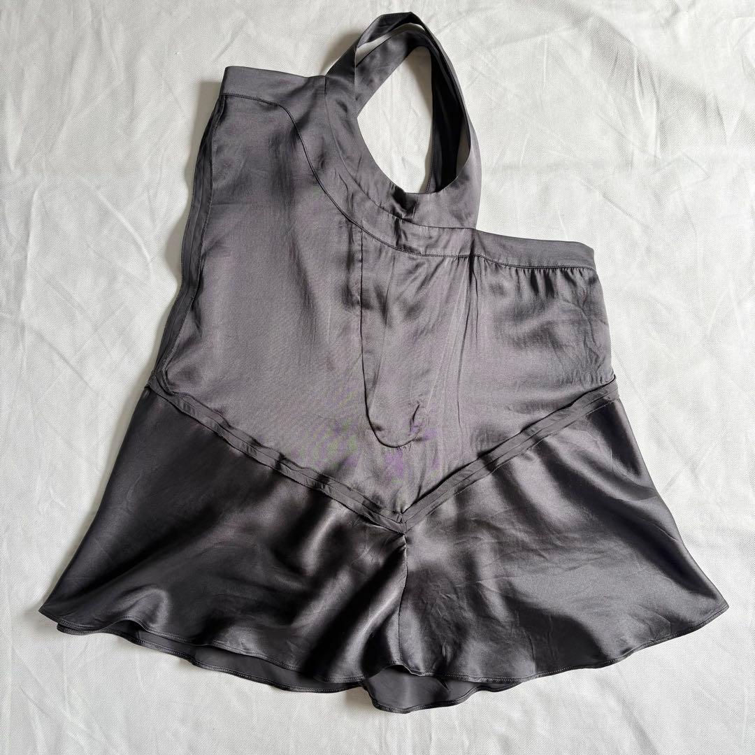 miumiu ミュウミュウ　キャミソール　ノースリーブ　38 レイヤード　シルク