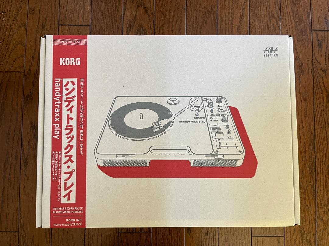 KORG handytraxx play ターンテーブル