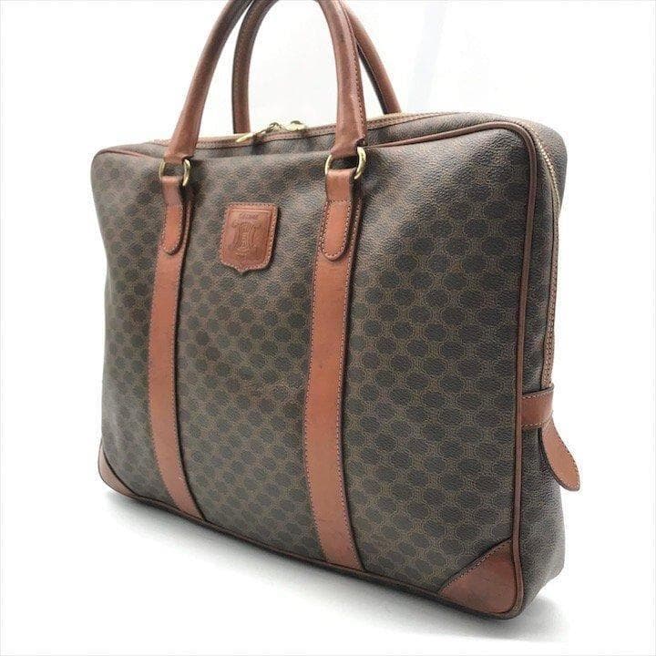 にんにん　CELINE セリーヌ マカダム ヴィンテージ PVC ビジネス