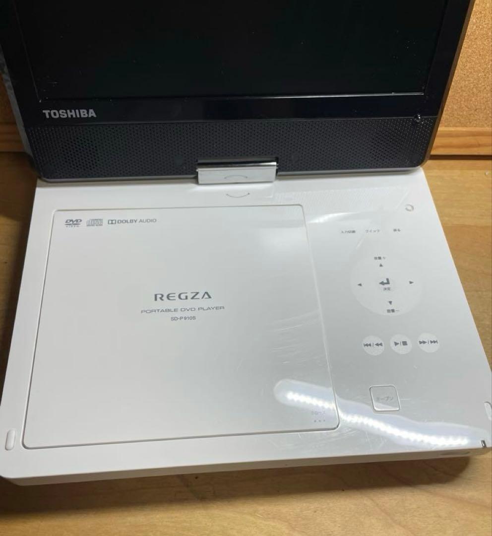 東芝レグザ 24年製 ポータブルDVDプレーヤー,プレイヤー/SD-P910S