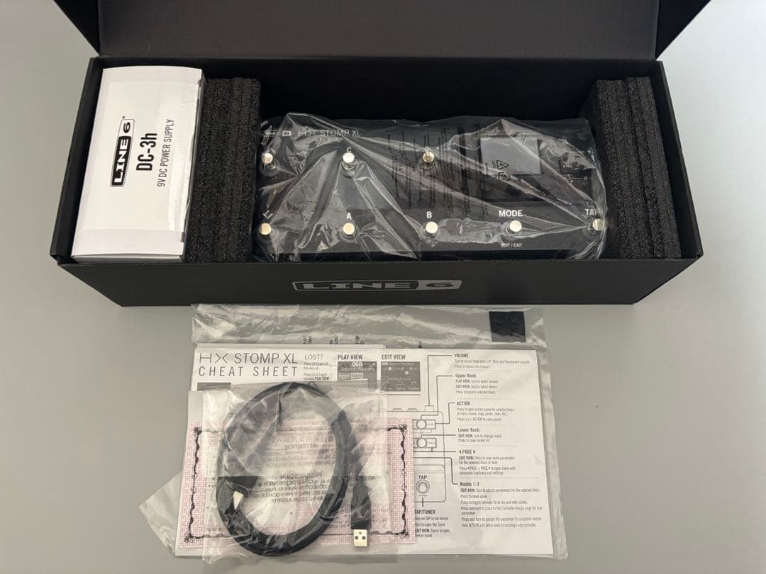 【Y S】LINE 6 HX STOMP XL マルチエフェクター付属品付