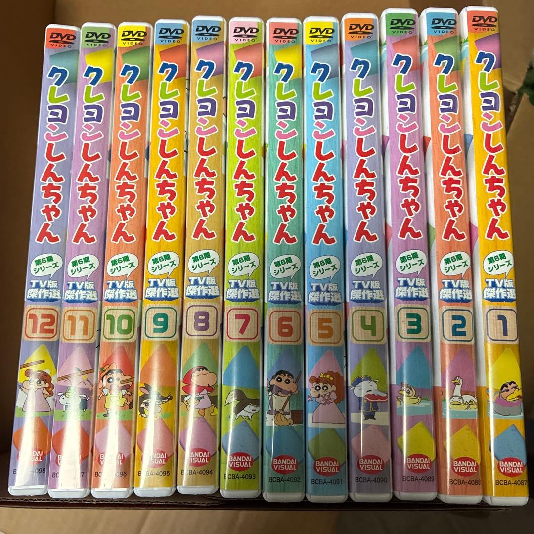 全てセル版DVD★クレヨンしんちゃん TV版傑作選 第6期シリーズ　全巻セット