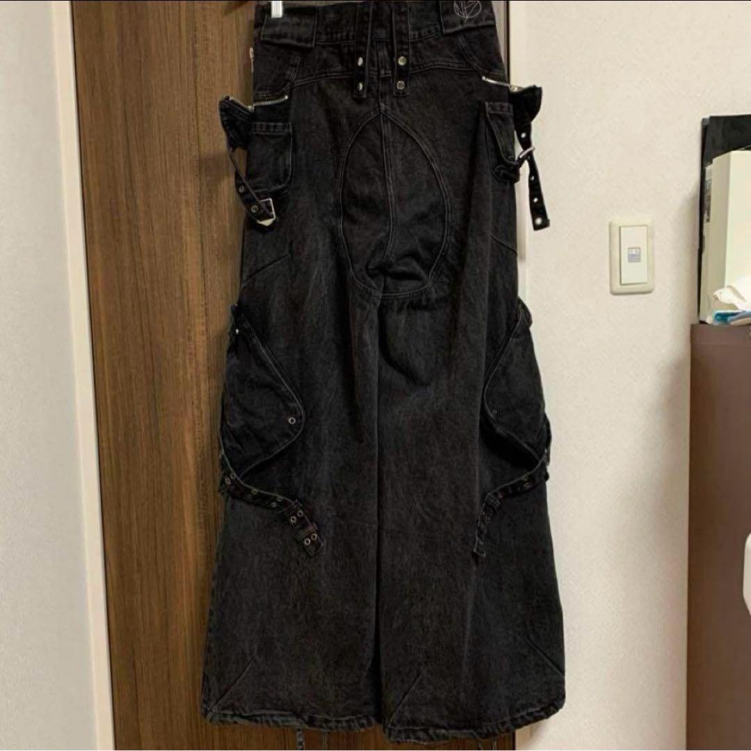 NO/FAITH STUDIOS ブラックカーゴパンツ