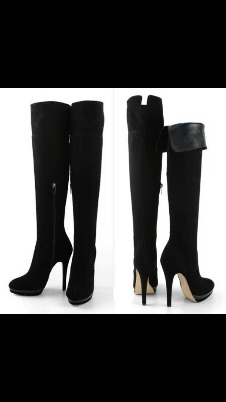 ♡Comex★本革スエード★ニーハイブーツ