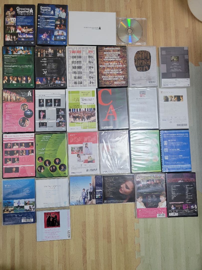 レア商品。美品。アムウェイ　ビジネスツール　DVD25枚、CD4枚、計29枚