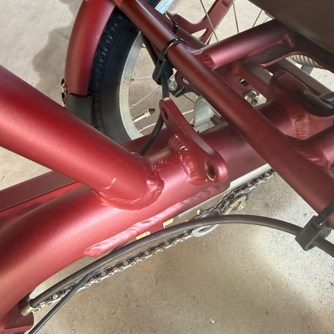 ブリヂストン ラクットワゴン ルビーレッド 電動アシスト自転車 送料込み