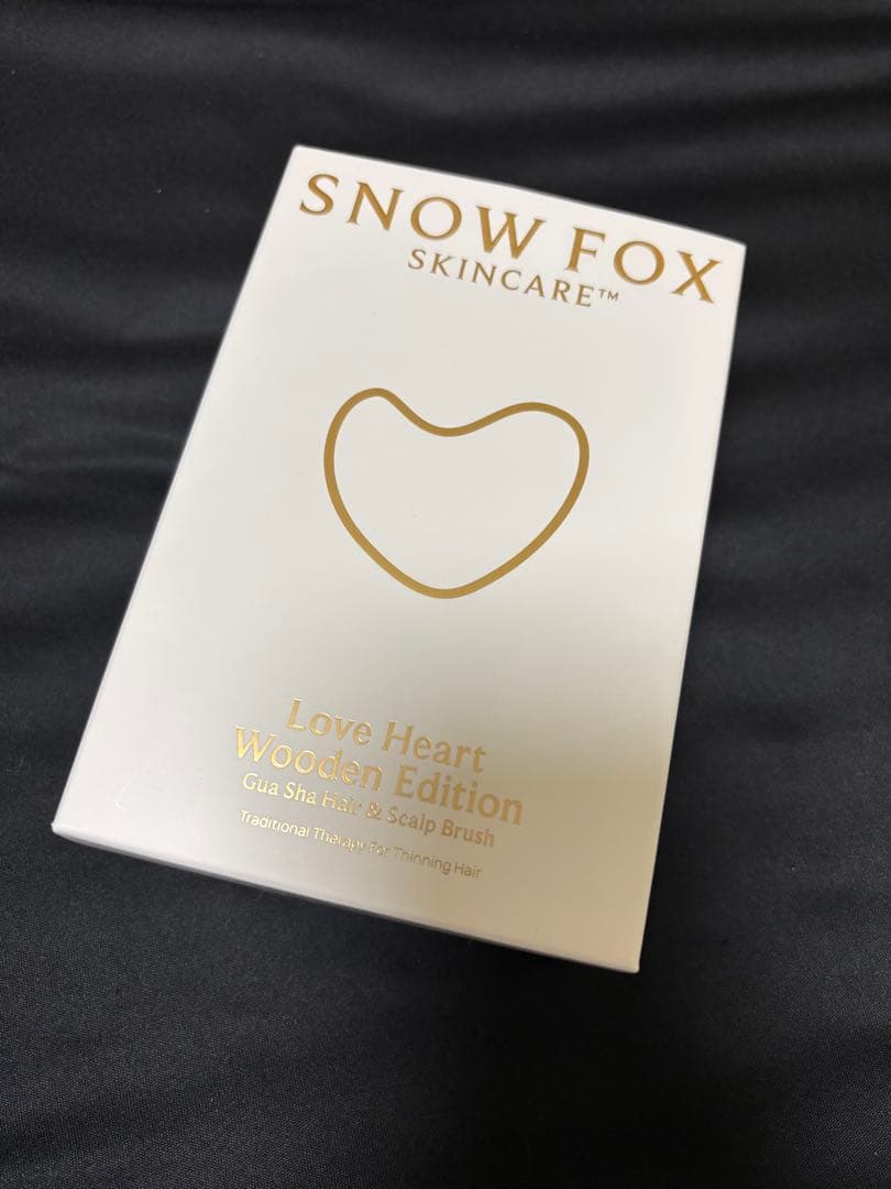 【新品•未使用品】 FOX スノーフォックス ミニハート ヘアブラシ