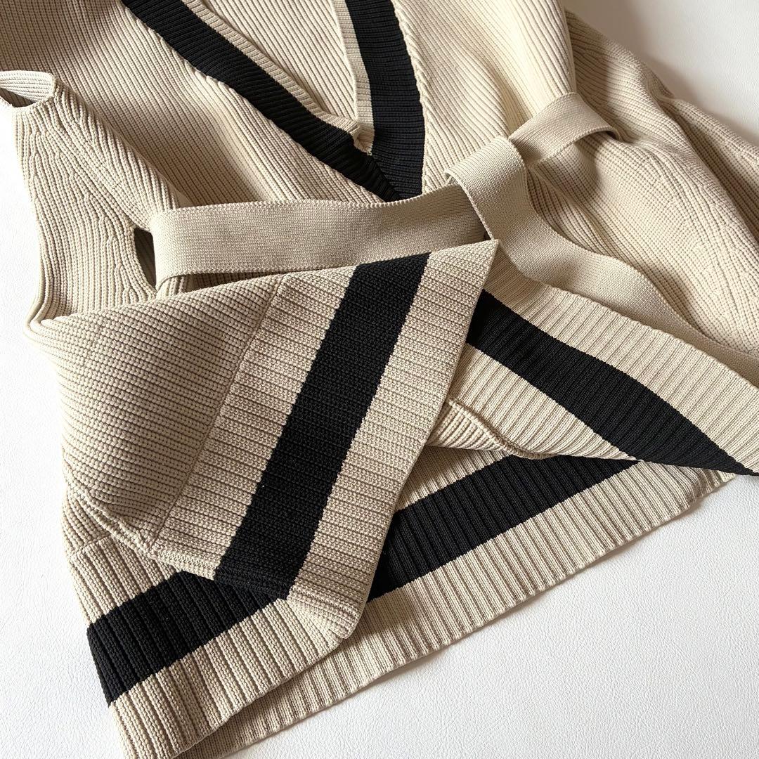 LE PHIL　ルフィル　2024年　スポンディッシュラインニット　ジレ　ベスト