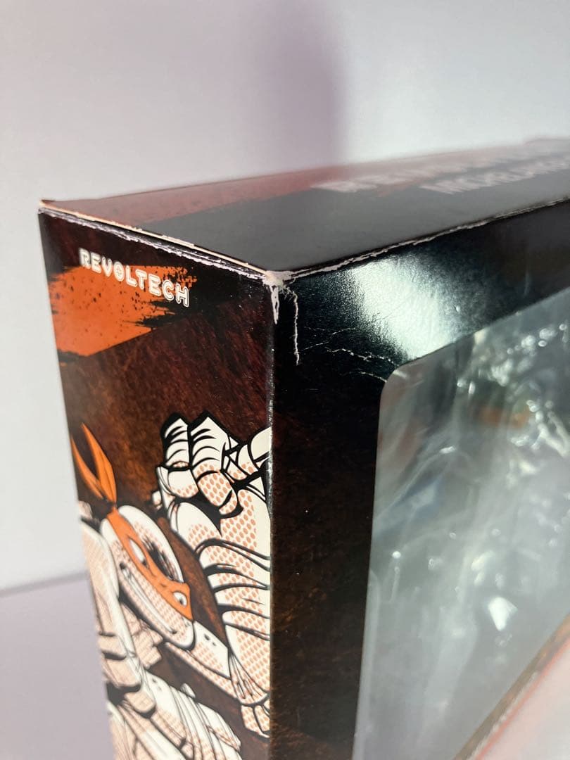 【海洋堂　リボルテック】ミケランジェロ　ドナテロ　2体セット　開封済み