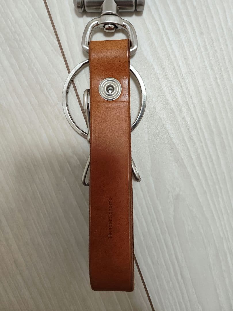Hender Scheme エンダースキーマ キーホルダー ベージュ