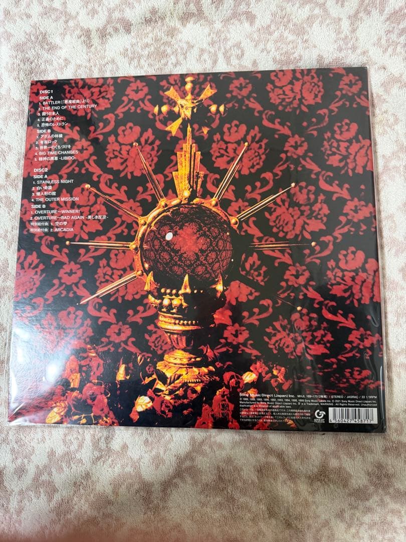 未使用レコード】聖飢魔II1999BLOODLIST元祖極悪集大成盤+特別給付曲