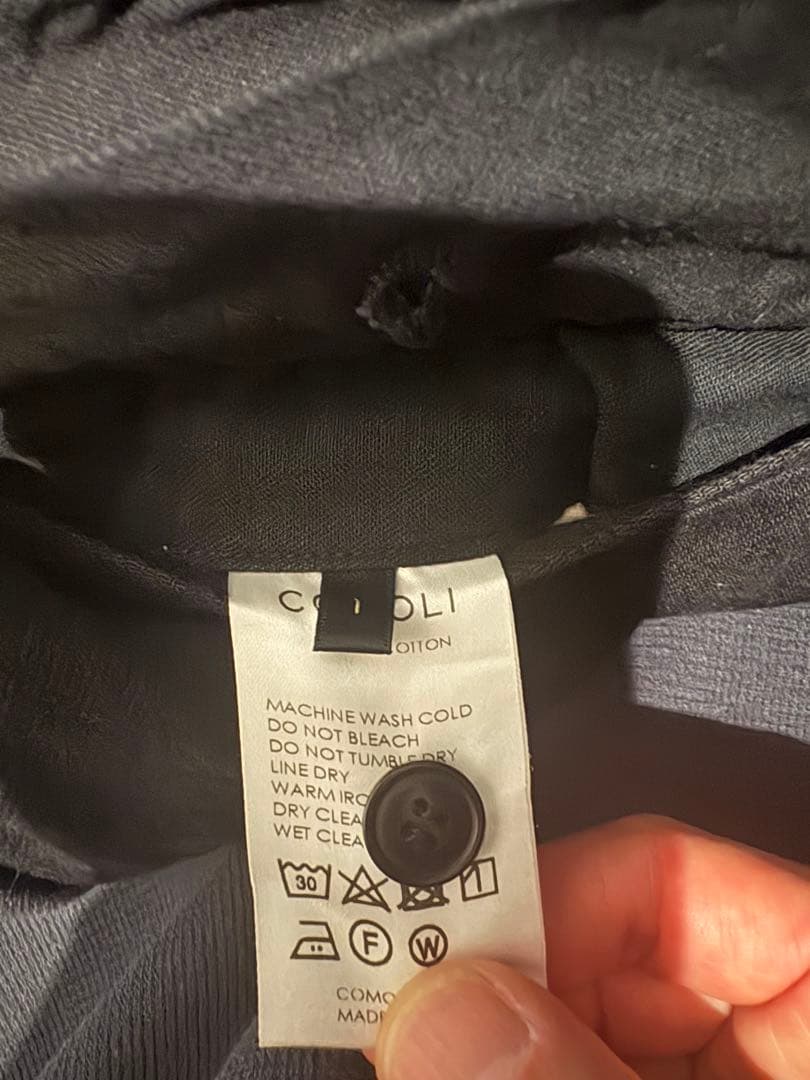 COMOLI ブラックデニム B.D.Uパンツジーンズ コモリ サイズ1