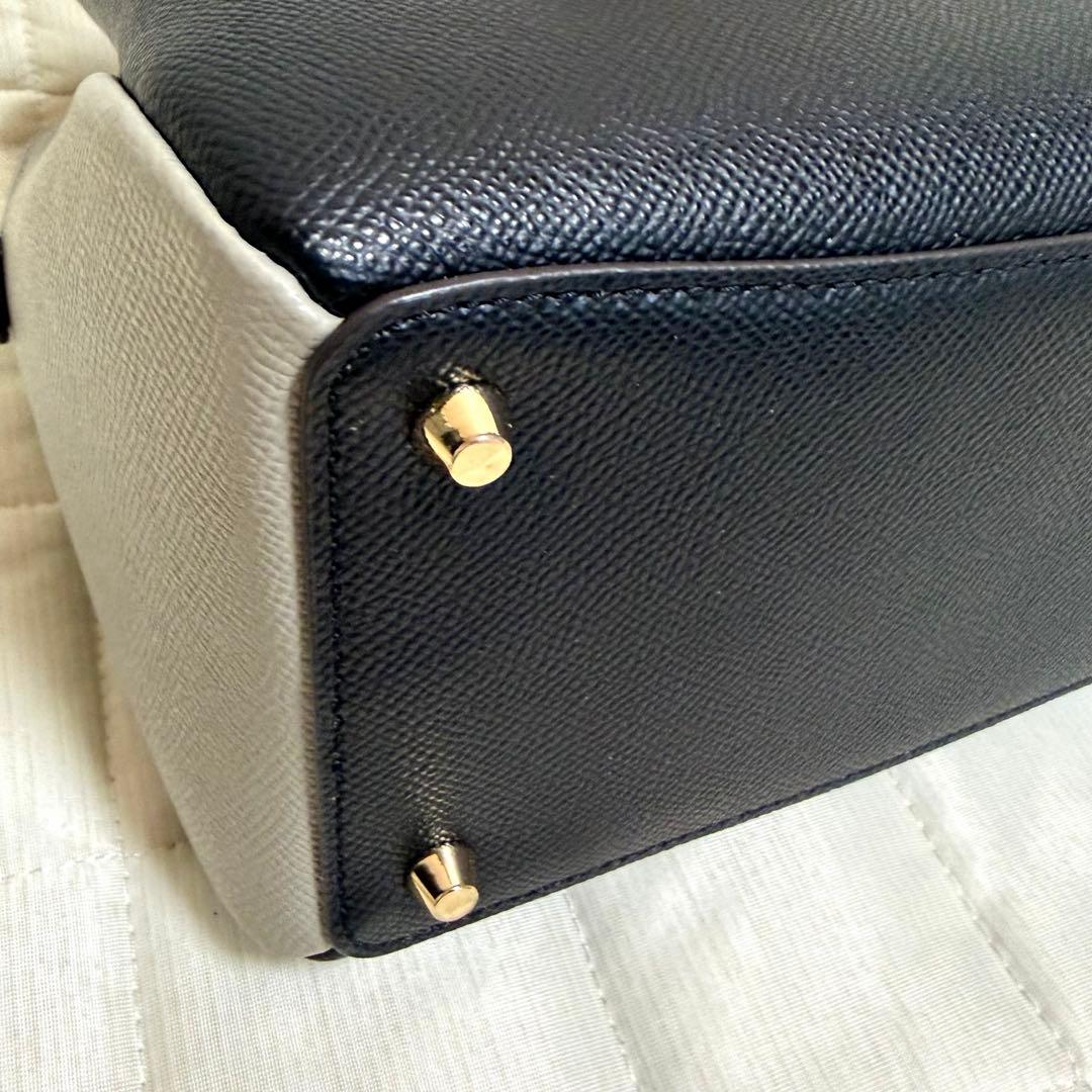 美品☆フルラ2way バイカラー　ミネルヴァトートS