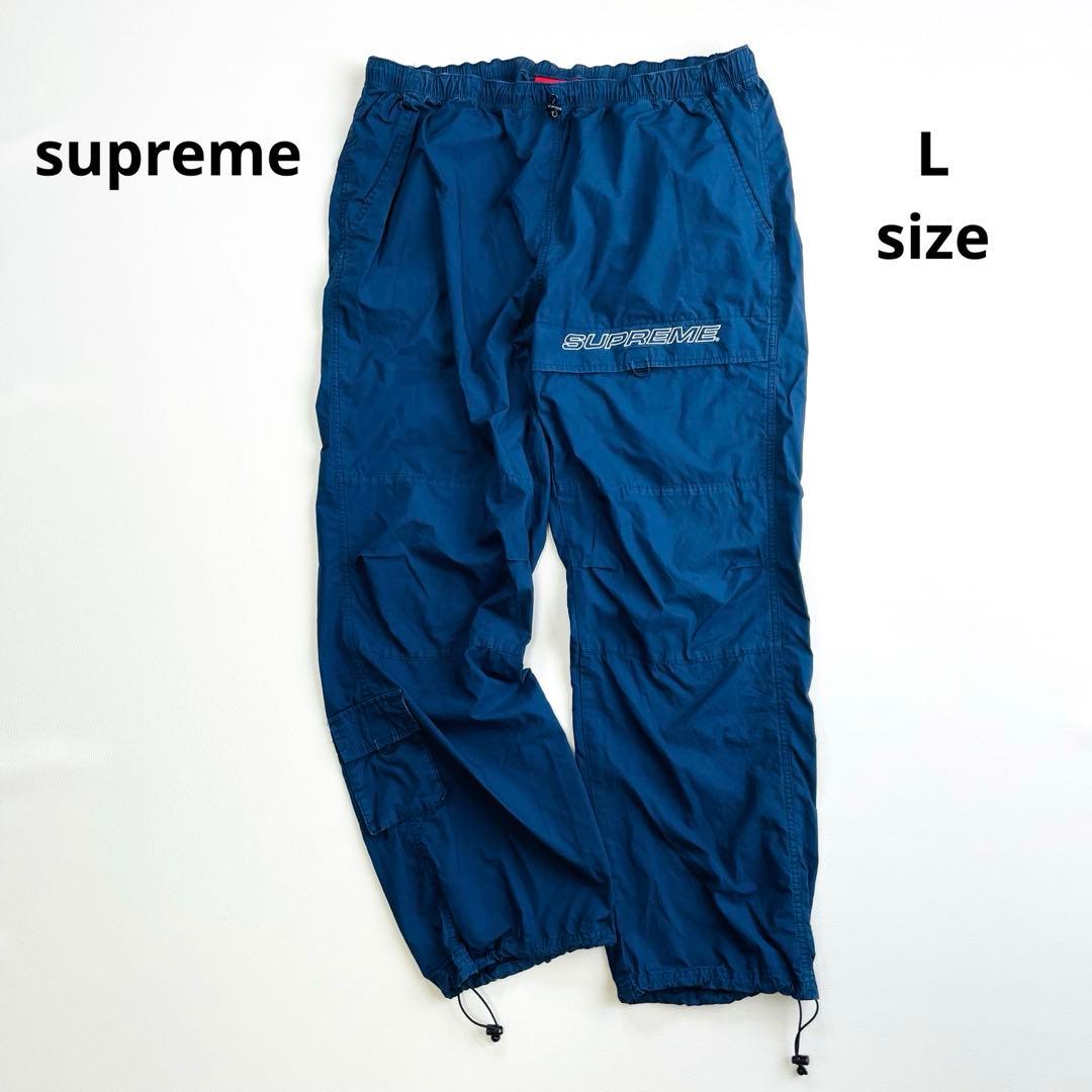 6248 シュプリーム　コットンシンチパンツ 20SS ネイビー