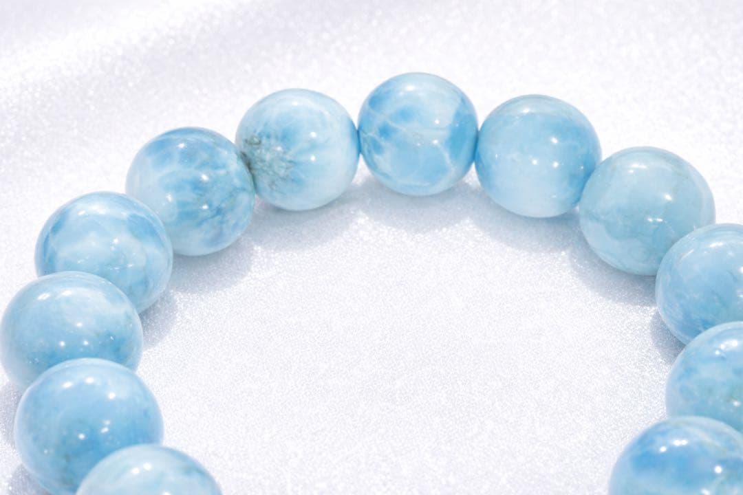 ドミニカ産ラリマー ブレスレット 天然石