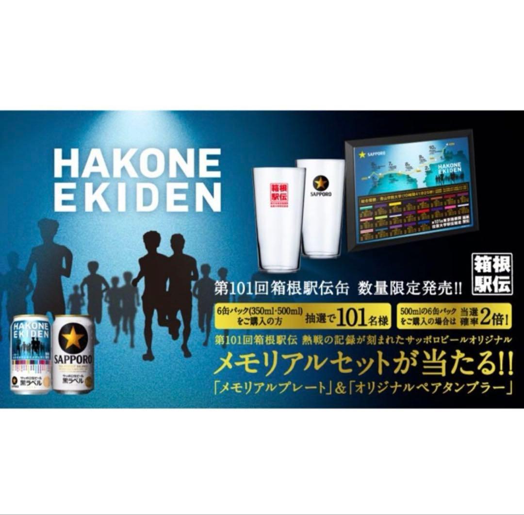 第101回箱根駅伝　オリジナルメモリアルセット　当選品　サッポロビール