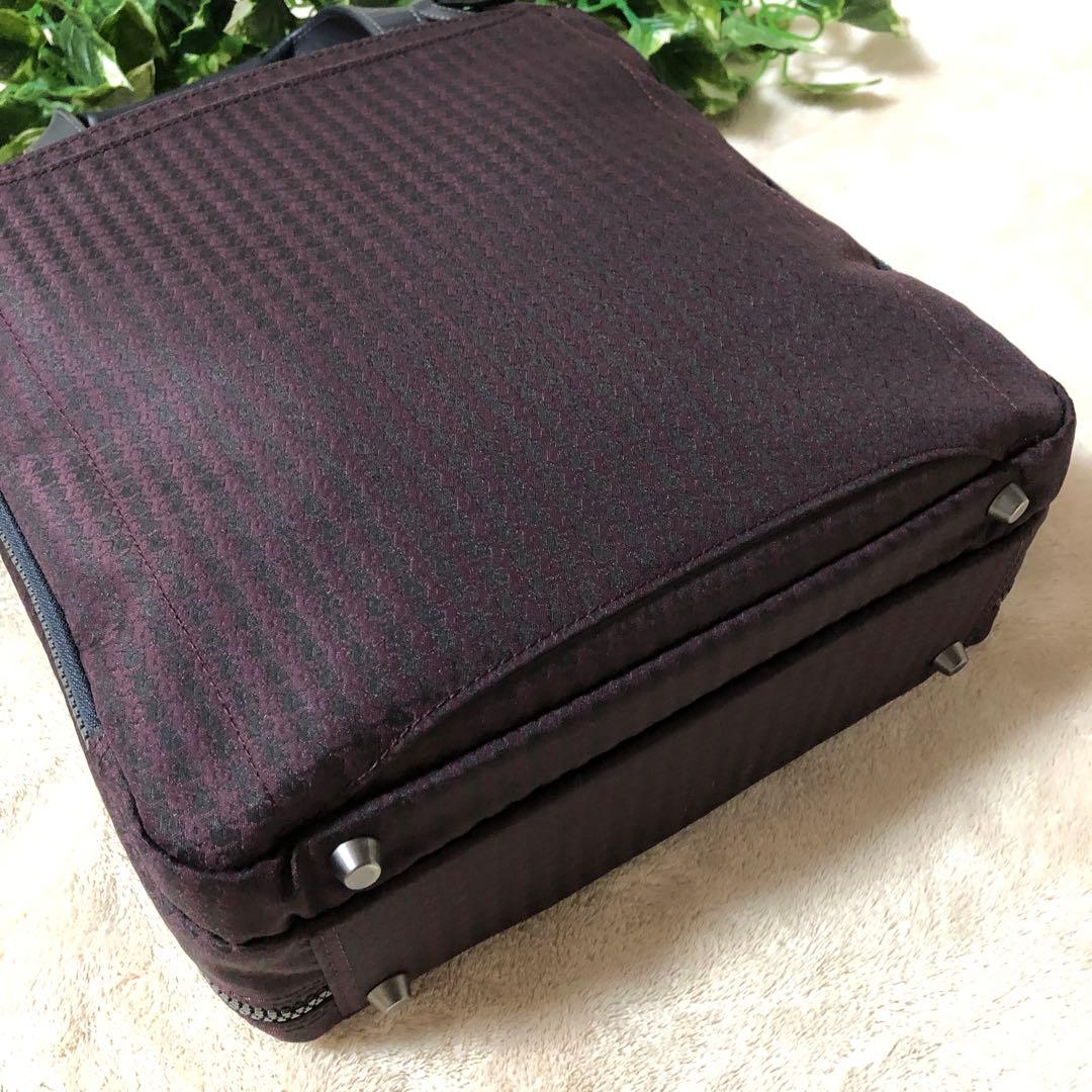 未使用　ポールスミス　ブリーフケース　ビジネスバッグ　千鳥格子　大容量　3way