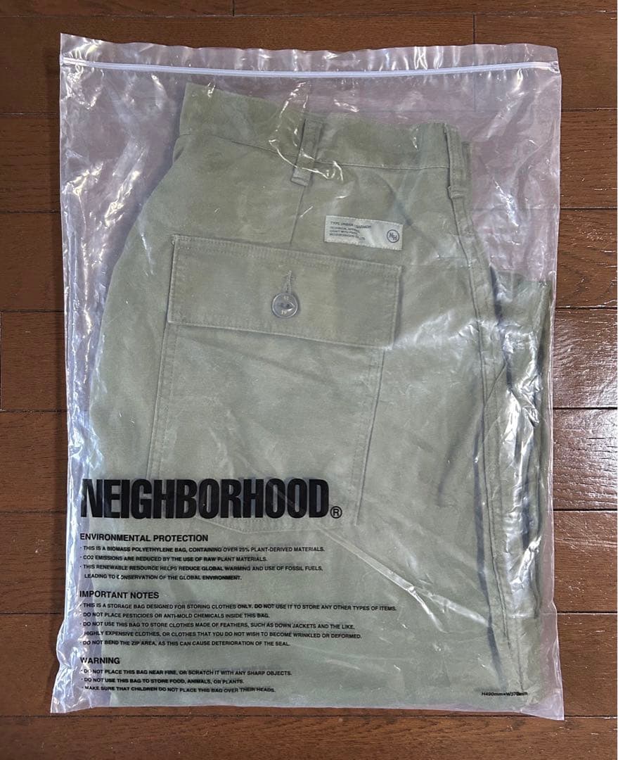 新品未使用 NEIGHBORHOOD 24SS WIDE BAKER PANTS