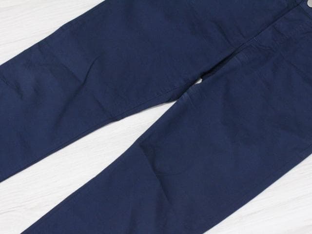 ▲エルメス セリエボタン コットン チノ ネイビー Mサイズ