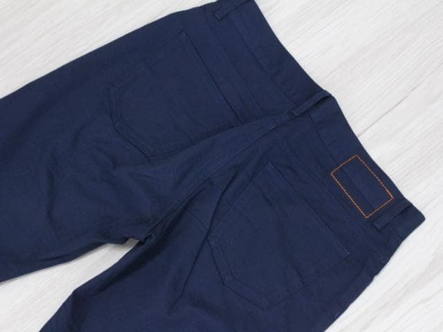▲エルメス セリエボタン コットン チノ ネイビー Mサイズ