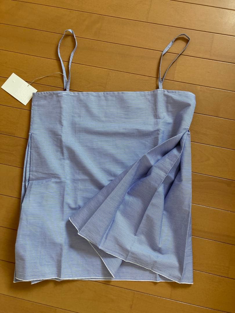 美品❗️ダニエラグレジス　水色ストライプキャミソール