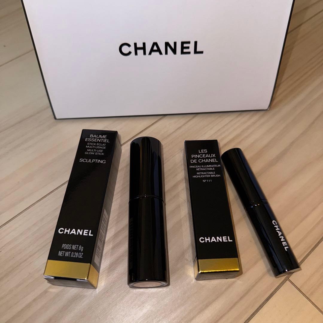 【新品】CHANEL ハイライトスティック スカルプティング ブラシセット