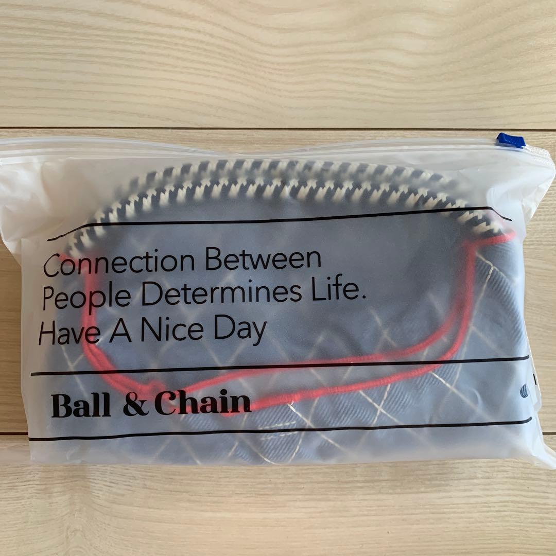 Ball＆Chain スカーフ リボン柄 デニム　L 表参道店限定　完売　希少