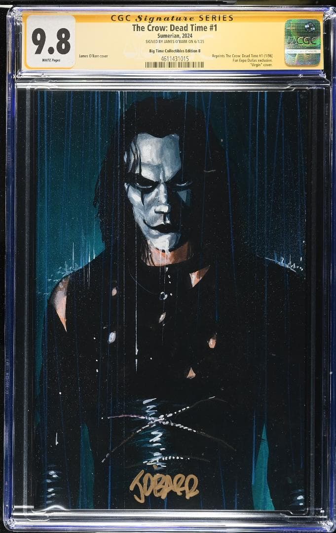 アメコミリーフ Crow: Dead Time #1 CGC 9.8 サイン入り