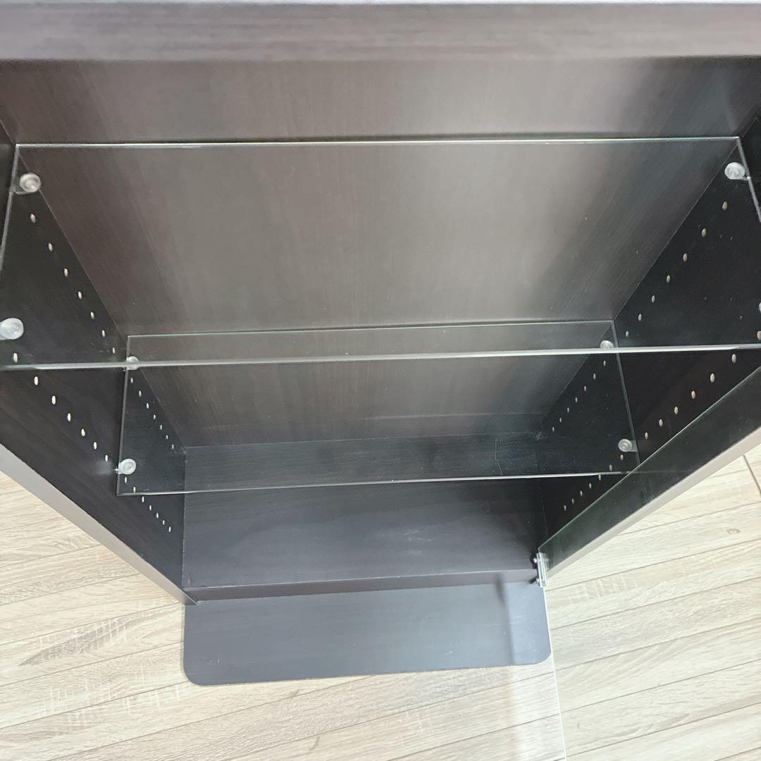 ④大阪府 神戸市 配達料無料！◇不二貿易◇ガラスコレクションケース◇ハイタイプ