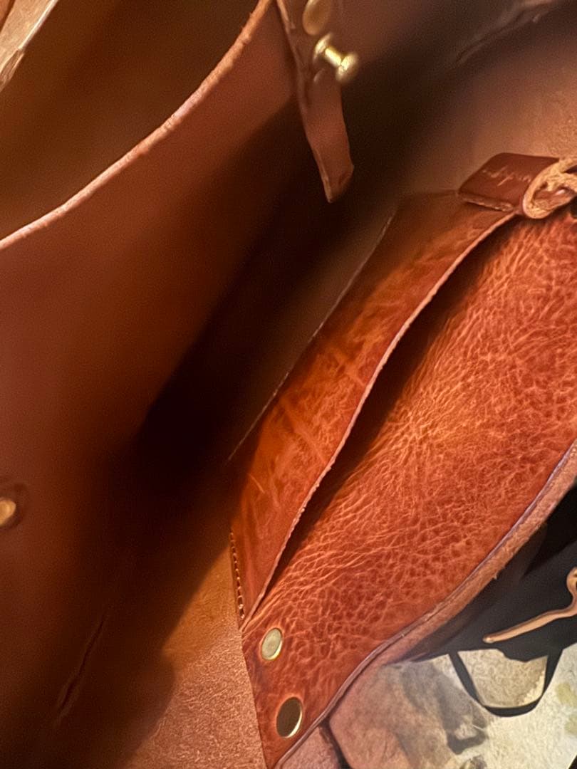 8日まで価格analogico アナロジコ シンプルトート ミッスーリレザー