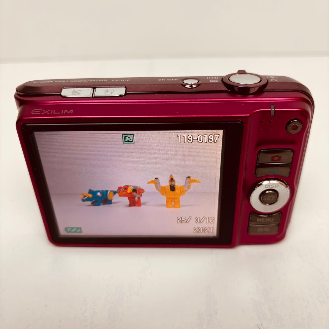 【美品】Casio デジタルカメラ　EXILIM EX-H10 ピンク