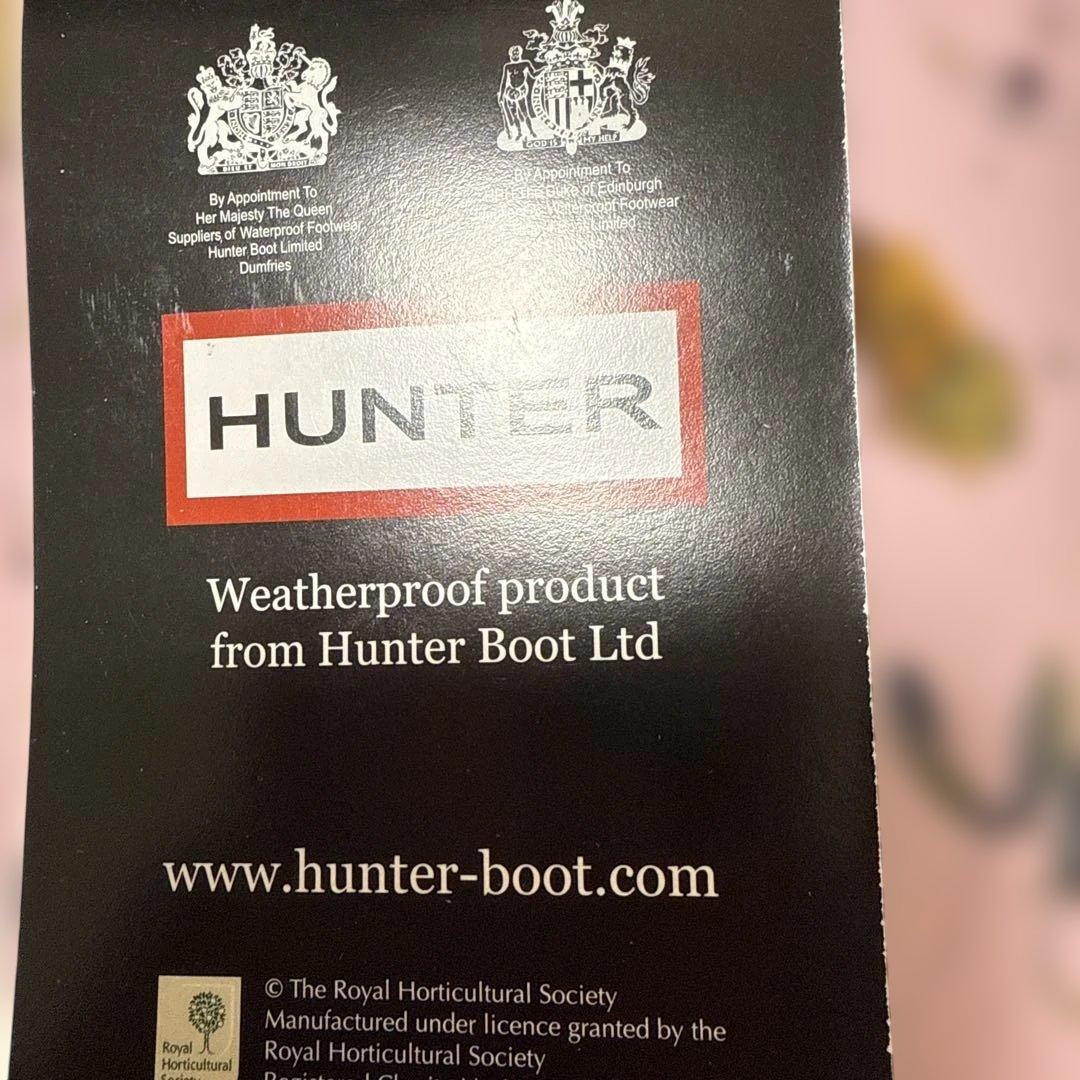 希少✨新品　ハンター ×RHS 花柄　レインブーツ 長靴 レディース 23cm