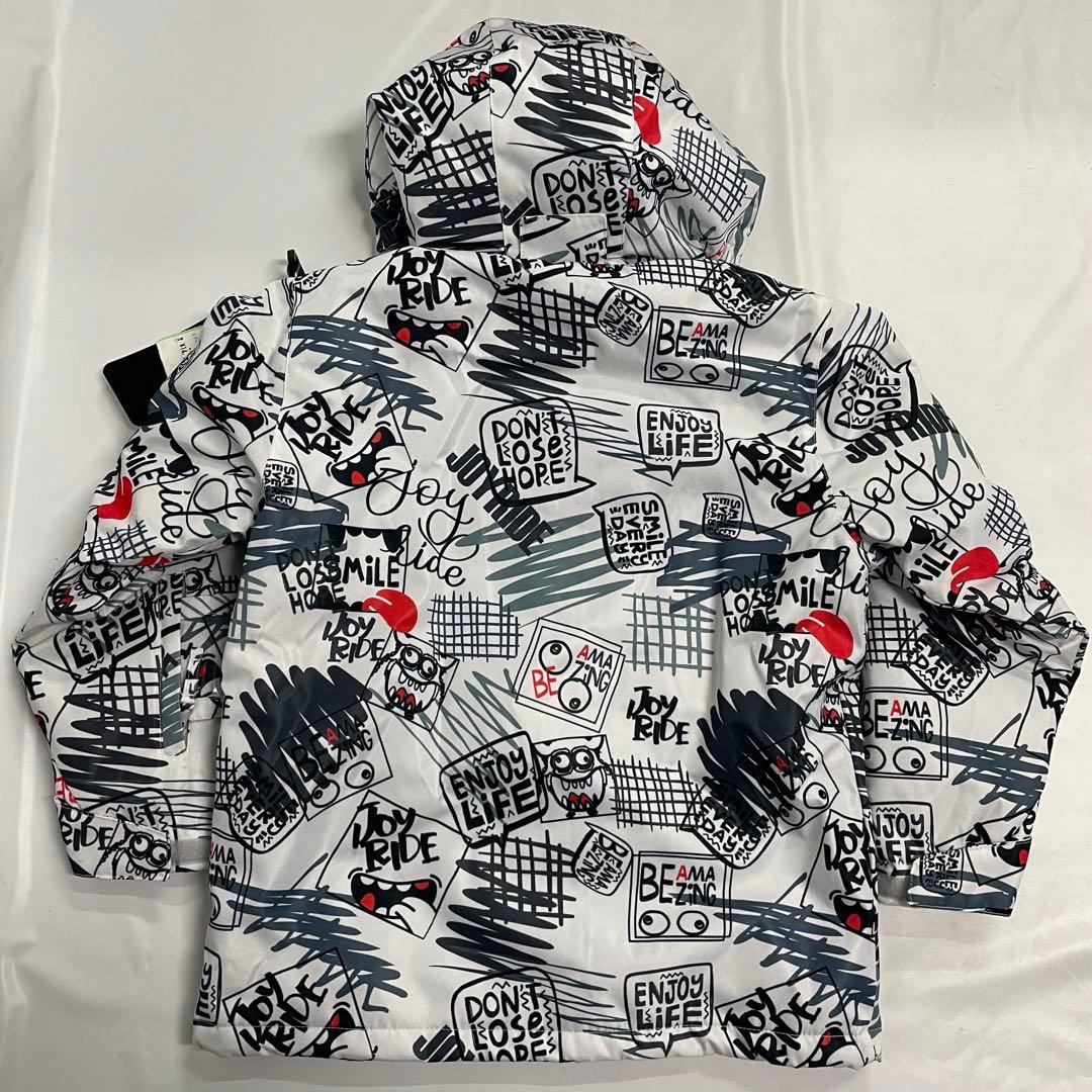 JOY RIDE キッズ スキー スノボ ウェア 140cm 白 黒