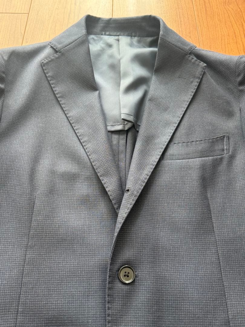 Salon de GW ストレッチTR ネイビー千鳥 セットアップ