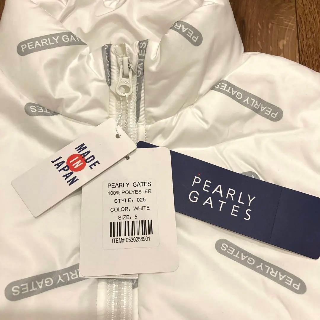 新品未使用★PEARLY GATES★軽量 ダウンベスト Ｌ　白　ゴルフウェア