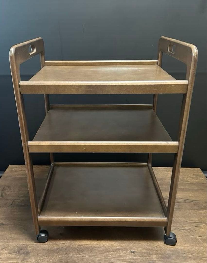 カリモク　ナチュラル　キッチンワゴン ティーワゴン