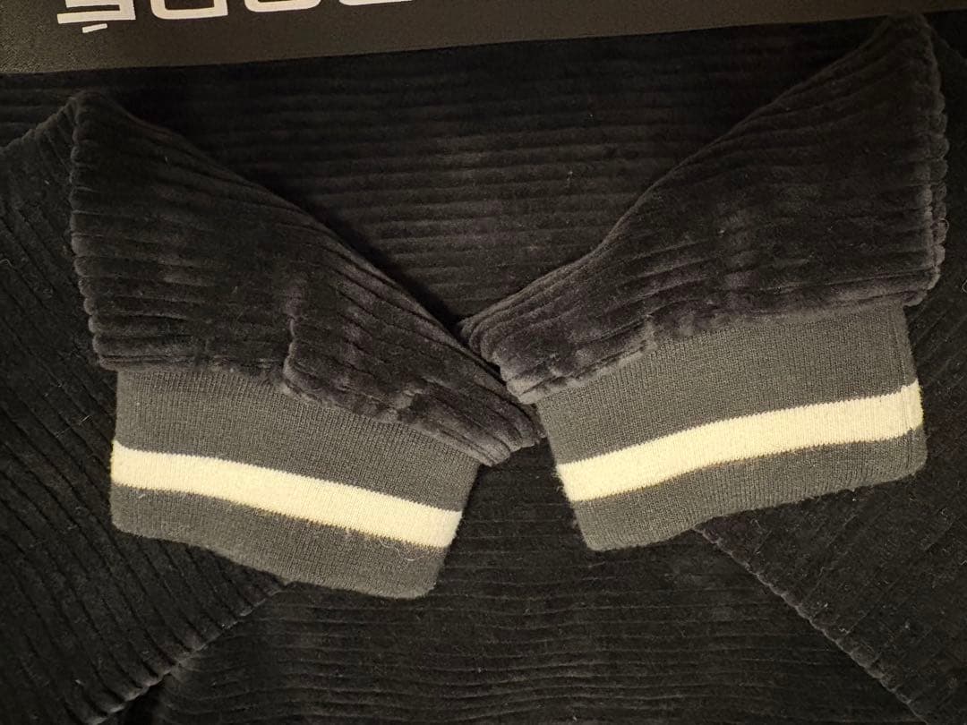 JUN&ROPE★ソフトコーデュロイジャージ 上下セットアップ　ブラック　M