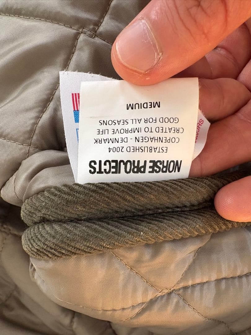 north projects × lavenham キルティングベスト　レア