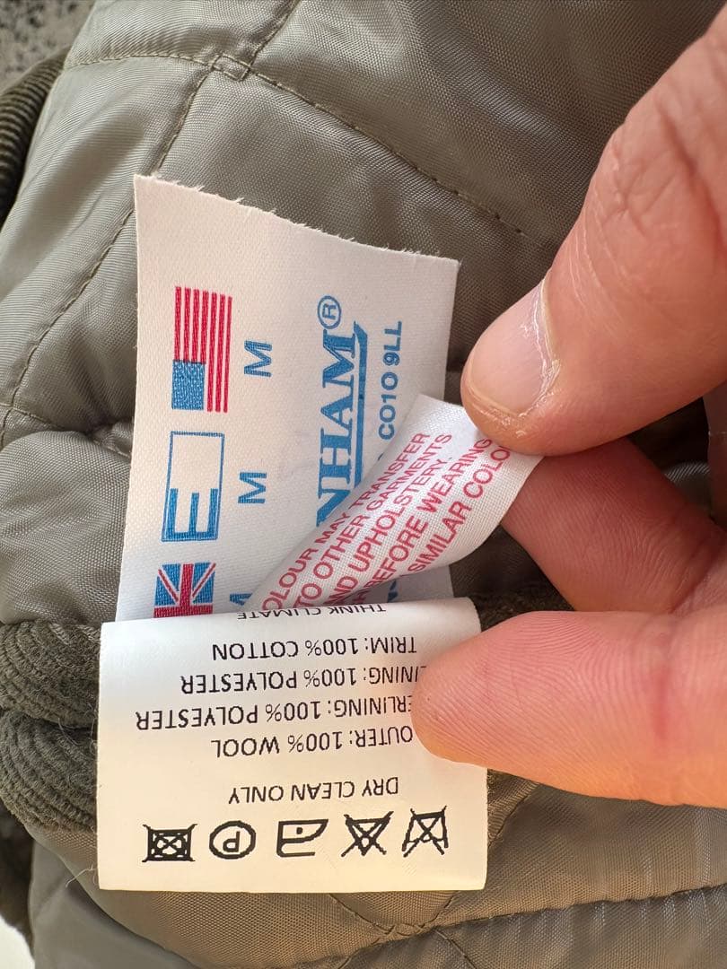 north projects × lavenham キルティングベスト　レア