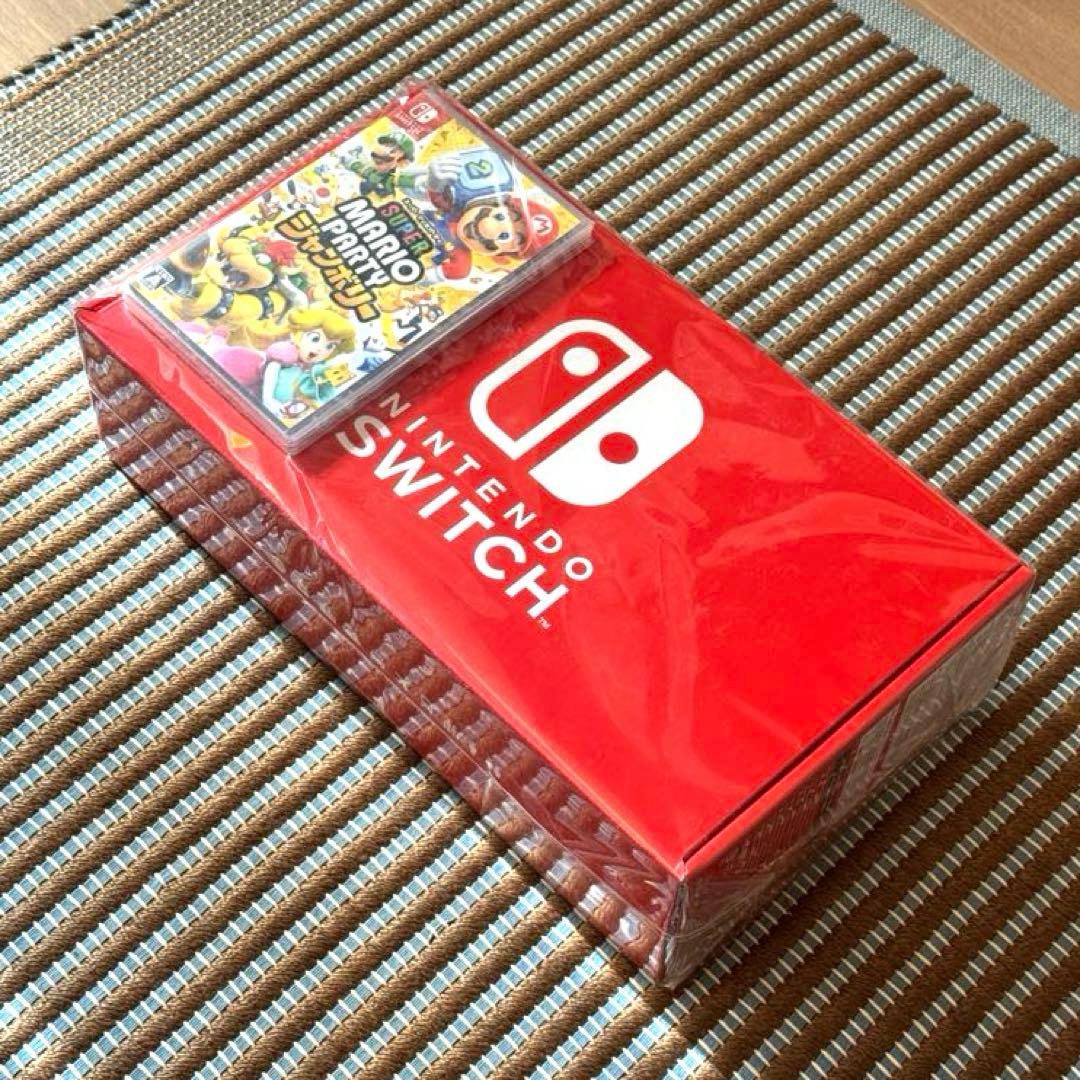 【新品・未使用】 Switch 本体・スーパーマリオパーティジャンボリー