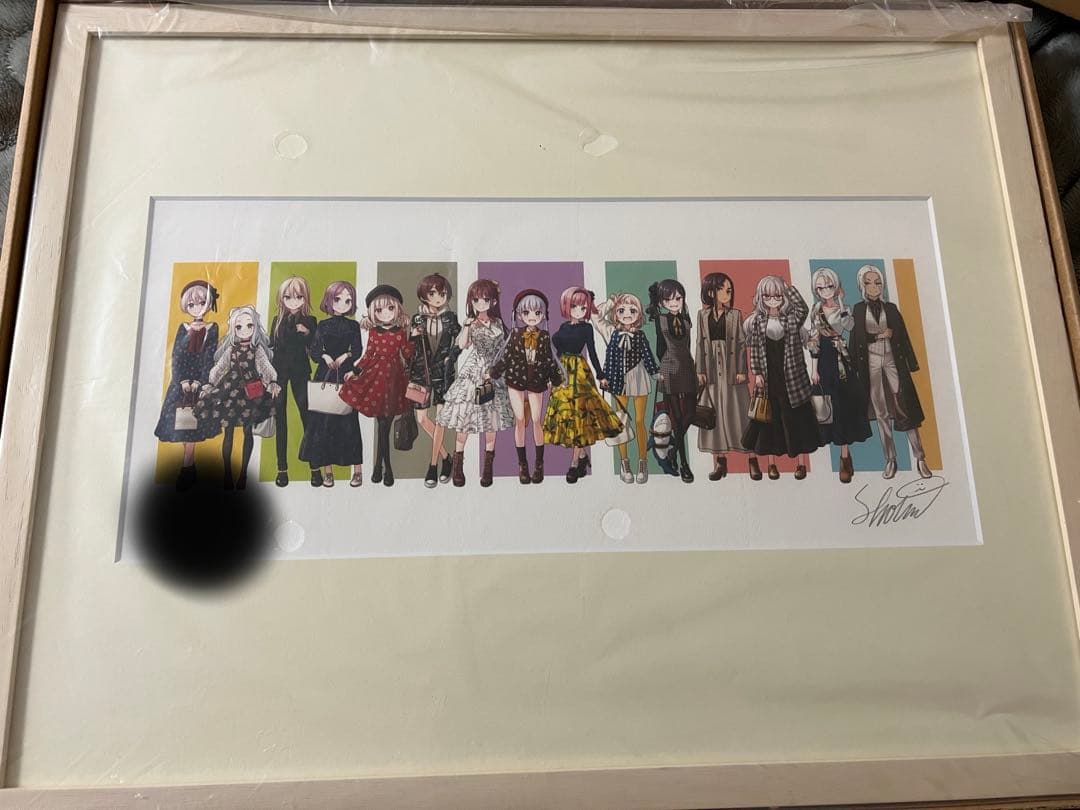 NEW GAME!完結記念展　得能正太郎先生　描き下ろしアートグラフA直筆サイン