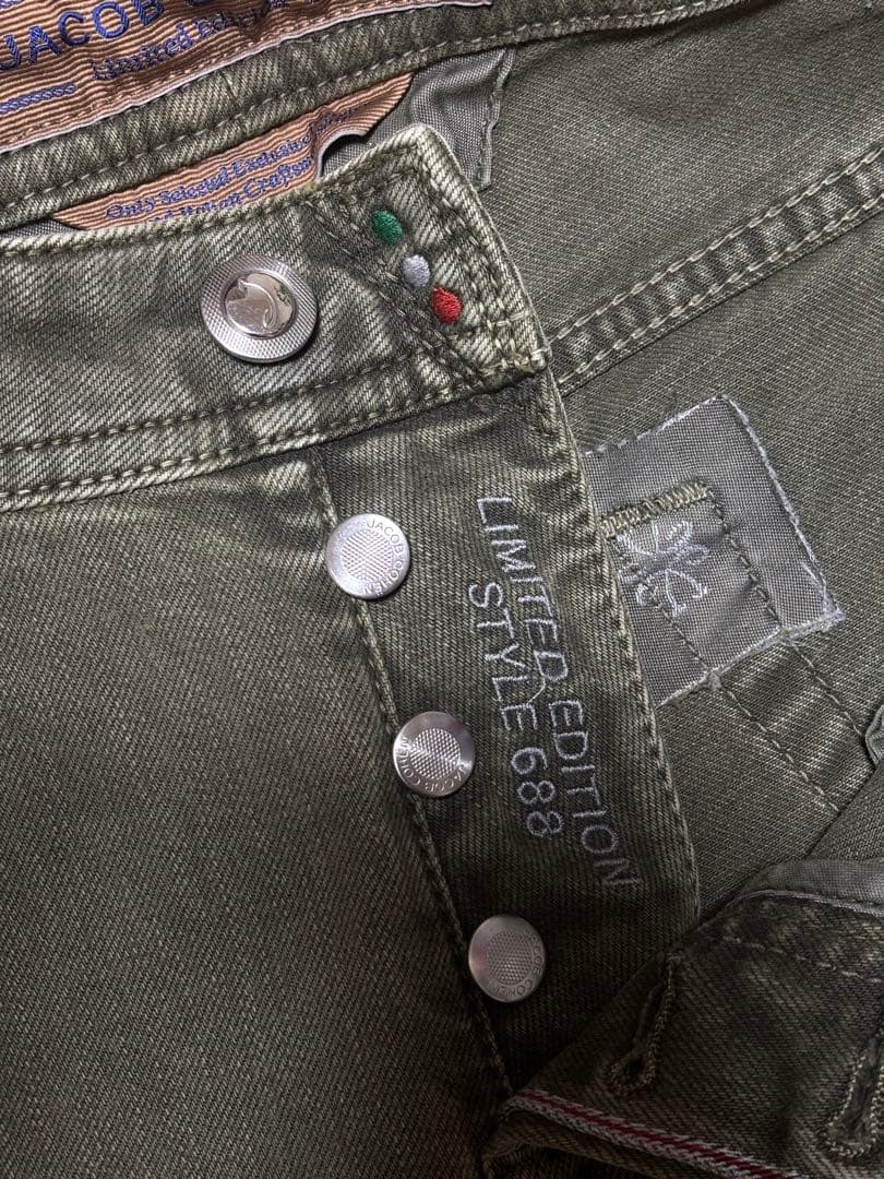 【限定モデル 希少】ヤコブコーエン J688 Limited W30 デニム