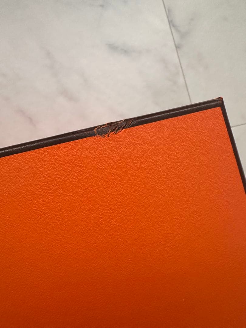HERMES 空箱 ケリー28 オレンジ ボックス　1496