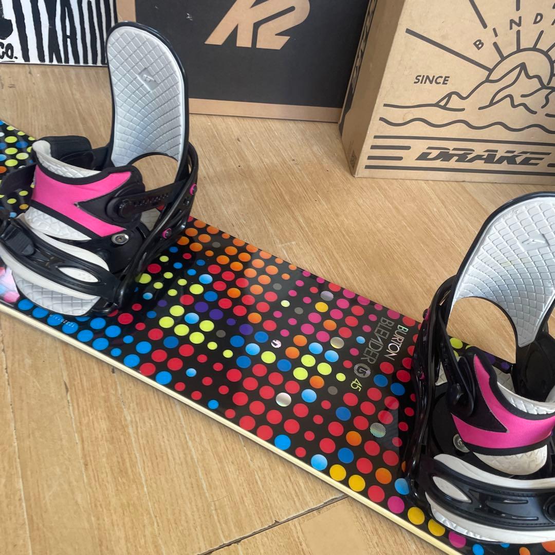 BURTON×FLUX　バートン　フラックスバインディング付　スノーボードセット