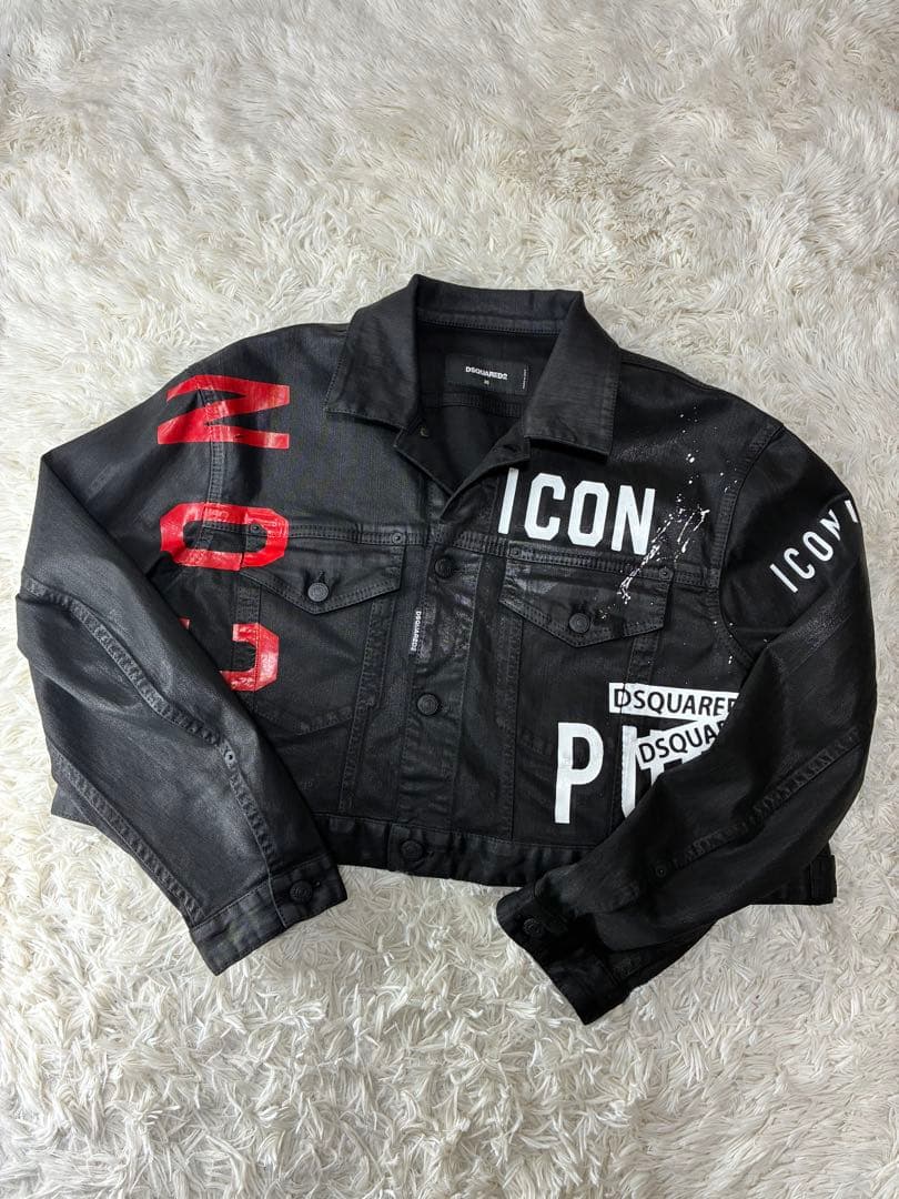【値下げ対応可能‼️】 DSQUARED2 デニムジャケット オイルコーティング
