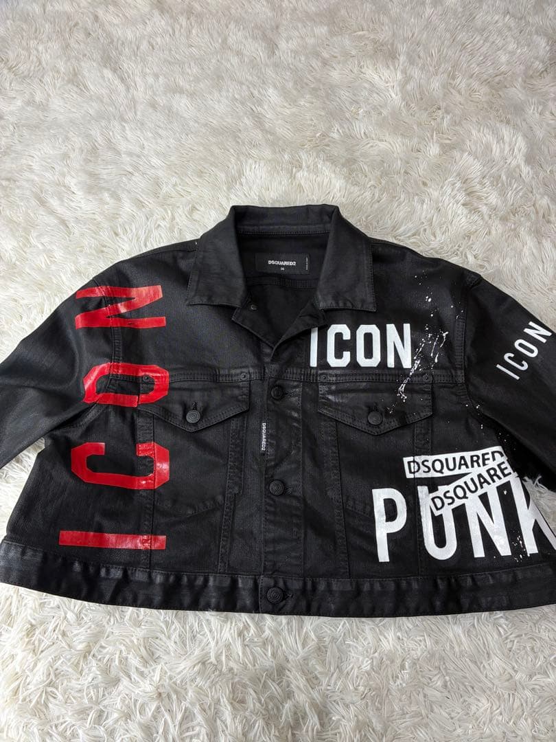【値下げ対応可能‼️】 DSQUARED2 デニムジャケット オイルコーティング