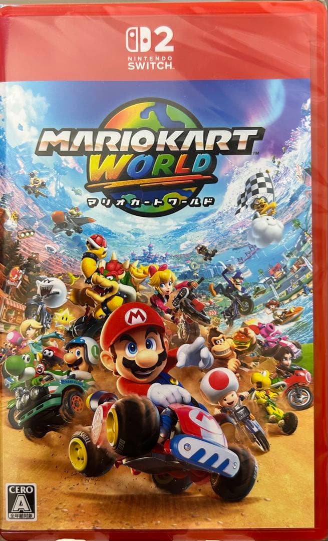 ☆マリオカートワールド☆ Switch2 ソフト　シュリンク付き　新品未開封