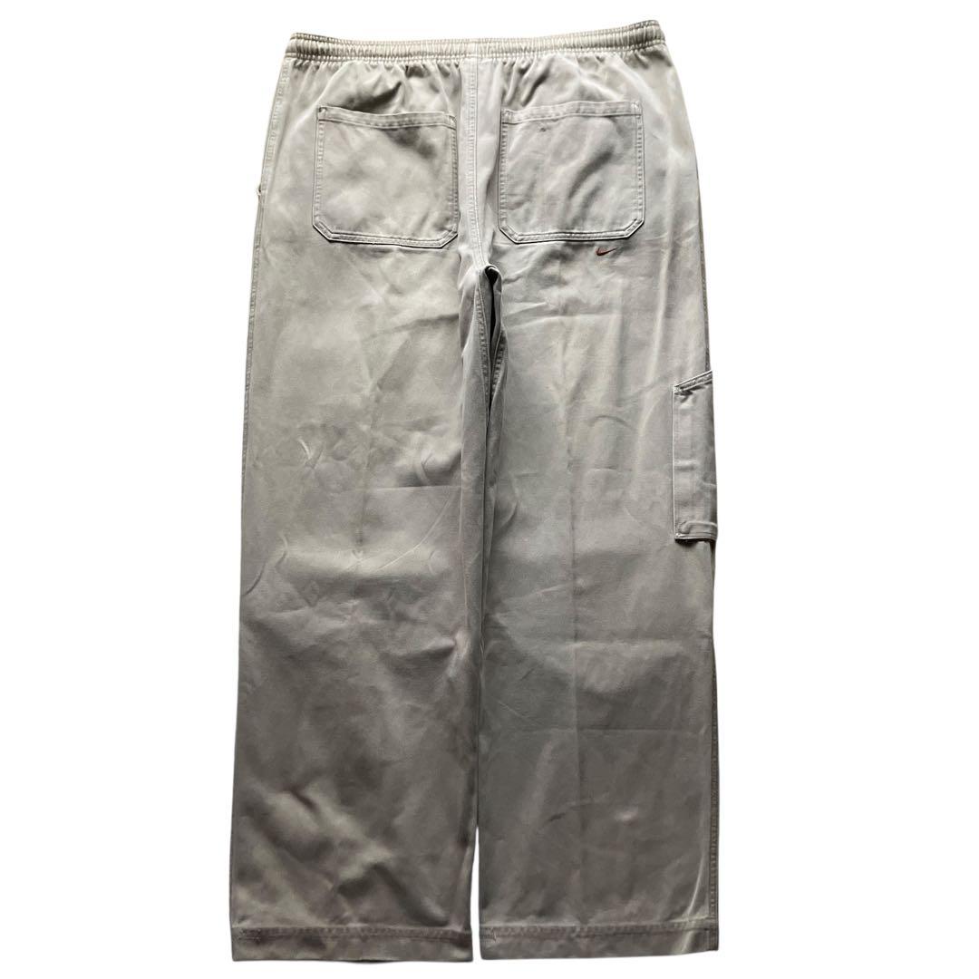 極太 NIKE XLサイズ ダブルニー バギーカーゴパンツ Y2K HIPHOP